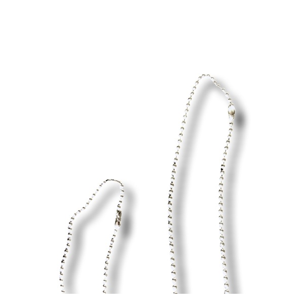 Vintage Dior John Galliano Silver Logo Ball Chain Razor Blade Dog Tag Necklace - Picture 9 of 16